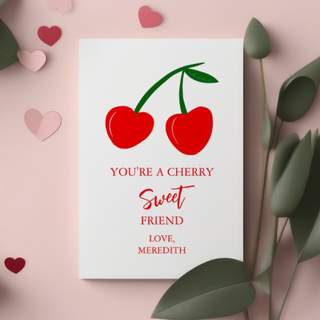 Tarjeta Pequeña Diminuto, eres un dulce amigo Valentines (Subido por el creador)