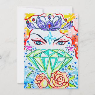 Tarjeta Pequeña Diosa Chakra