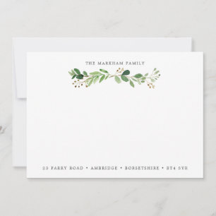 Tarjeta Pequeña Dirección de la familia Eucalyptus Bough