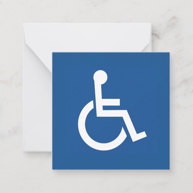 Tarjeta Pequeña Discapacitado (Anverso)