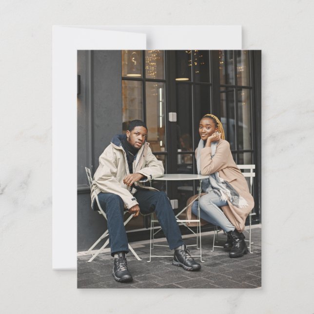 Tarjeta Pequeña Diseña tu propia foto única (Anverso)