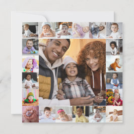 Tarjeta Pequeña Diseña tu propio collage de 21 fotos