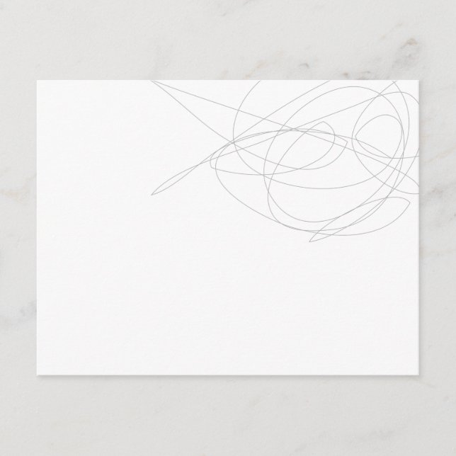 Tarjeta Pequeña DISEÑADOR SCRIBBLE Stationery/Notecard (Anverso)