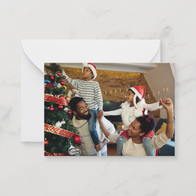 Tarjeta Pequeña Diseñar su propia foto única (Anverso)