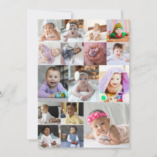Tarjeta Pequeña Diseñar su propio Collage de fotos 16