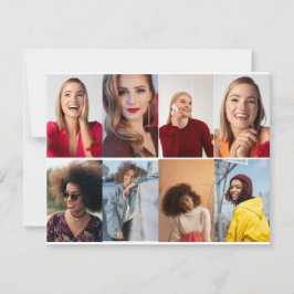 Tarjeta Pequeña Diseñar su propio Collage de fotos 8