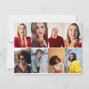 Tarjeta Pequeña Diseñar su propio Collage de fotos 8