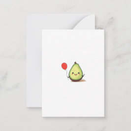 Tarjeta Pequeña Diseño de aguacate, tema de aguacate