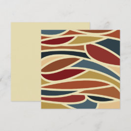 Tarjeta Pequeña Diseño de estilo de vidrio templado geométrico opa