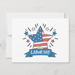 Tarjeta Pequeña Diseño de ilustración creativa del Día del Trabajo