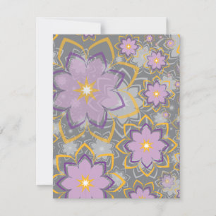 Tarjeta Pequeña Diseño floral 10
