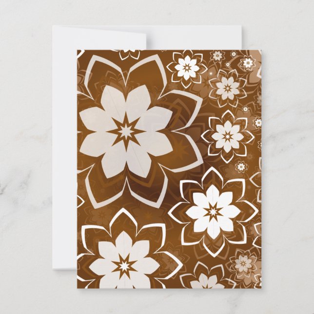 Tarjeta Pequeña Diseño floral 13 (Anverso)