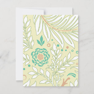 Tarjeta Pequeña Diseño floral 21