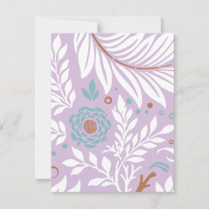 Tarjeta Pequeña Diseño floral 26