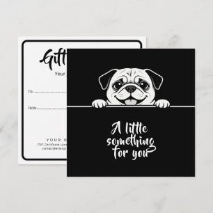 Tarjeta Pequeña Diseño minimalista de mascotas lindas - Perro 2
