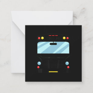 Tarjeta Pequeña Disfraz Simple de Halloween para Niños Conductor d