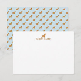 Tarjeta Pequeña Divertido Cocker Spaniel Amantes Personalizados Gr