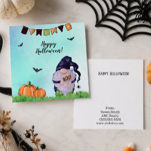 Tarjeta Pequeña Diviértete Pop Por Feliz Halloween