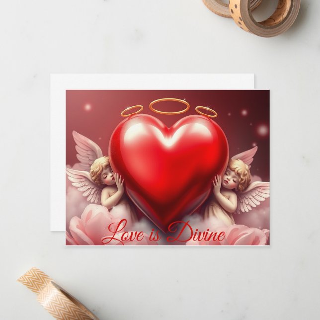 Tarjeta Pequeña Divine Love  (Anverso/Reverso In Situ)