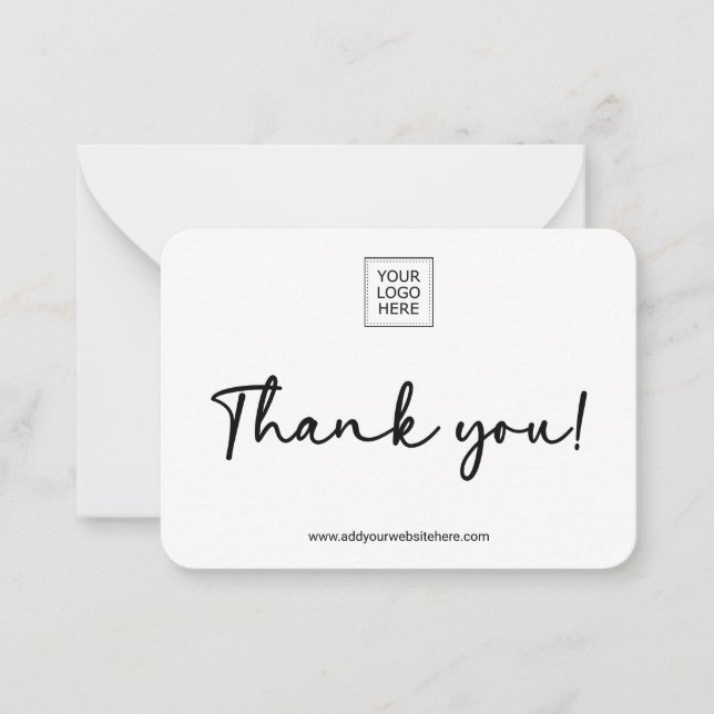Tarjeta Pequeña Double-Sided Small Business Packaging Insert  (Anverso)