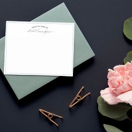 Tarjeta Pequeña Dove Blue desde el escritorio del nombre en guión