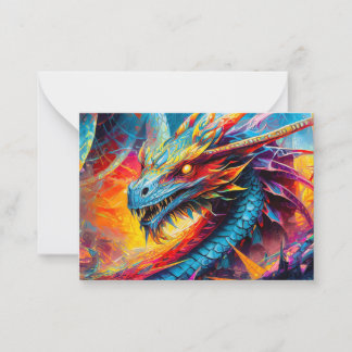 Tarjeta Pequeña Dragon Note Card