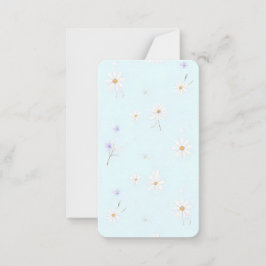 Tarjeta Pequeña Dreamy Mint Meadow