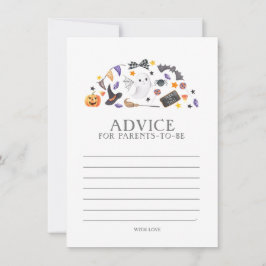 Tarjeta Pequeña Ducha de Bebé de Halloween, Consejos para Futuros