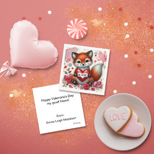 Tarjeta Pequeña Dulce Mío Zorro Aula San Valentín