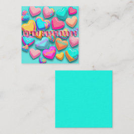 Tarjeta Pequeña Dulce "Sé Mi Corazón" Caramelo Día de San Valentín