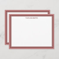 Dusty Borders Maroon Pink Añade Su Nombre