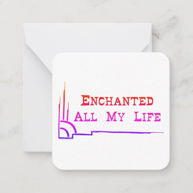 Tarjeta Pequeña e.a.m.l NOTE CARD studio miiri (Anverso)