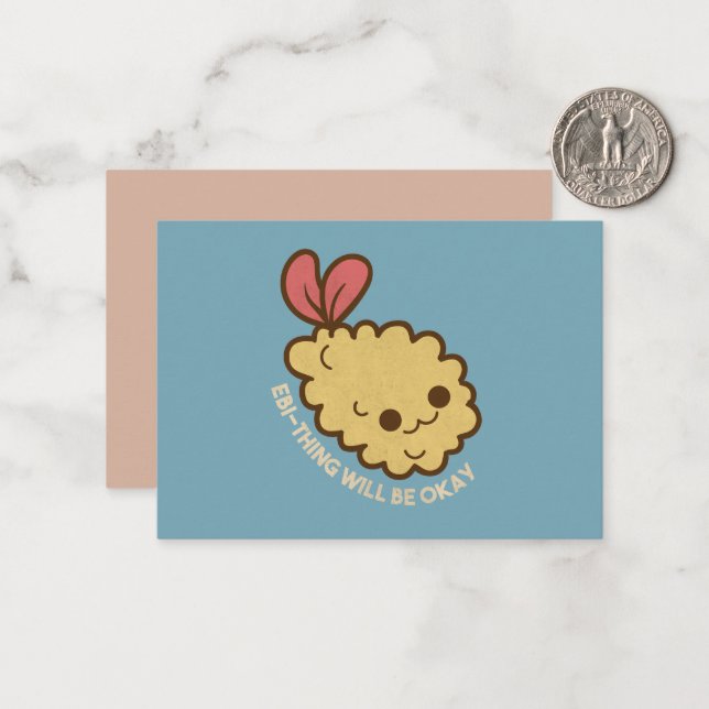 Tarjeta Pequeña Ebi-thing estará bien (Anverso/Reverso In Situ)