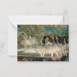 Tarjeta Pequeña Edgar Degas - Ballet en la ópera de París