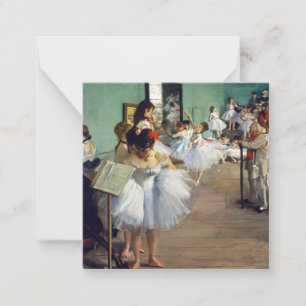 Tarjeta Pequeña Edgar Degas - La clase de danza