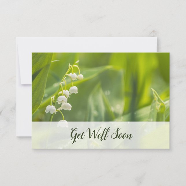 Tarjeta Pequeña Edición 🌸 Florisca 🌿 foto floral 'Ponte bien pro (Anverso)