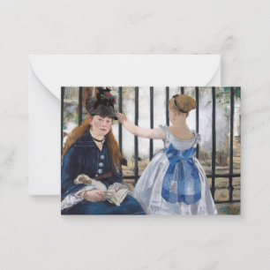 Tarjeta Pequeña Edouard Manet - El ferrocarril