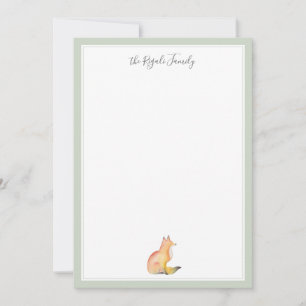 Tarjeta Pequeña Efectos de escritorio personalizados Fox de la
