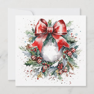 Tarjeta Pequeña "El abrazo del invierno a la víspera de los Navida