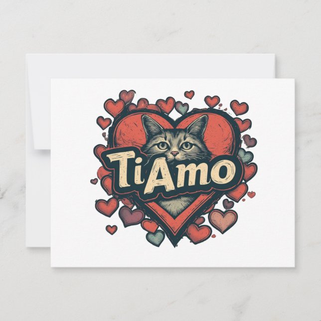 Tarjeta Pequeña El amor está aquí (Anverso)
