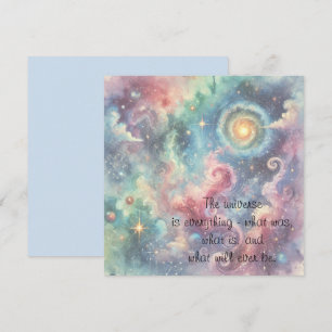 Tarjeta Pequeña El Cosmos y la Cita
