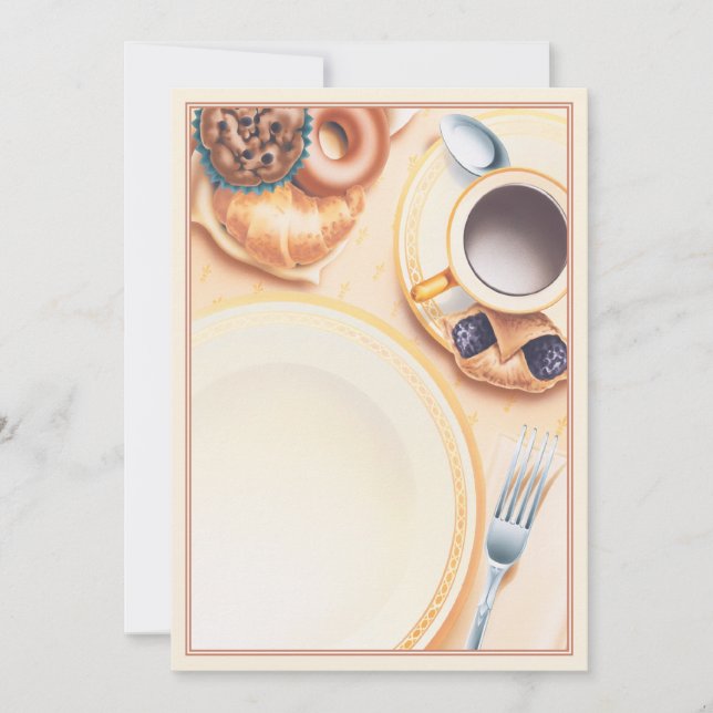 Tarjeta Pequeña El Desayuno Club © (Anverso)