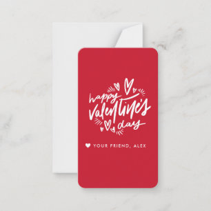 Tarjeta Pequeña El día de San Valentín