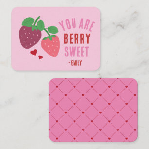 Tarjeta Pequeña El día de San Valentín de aula Berry Sweet