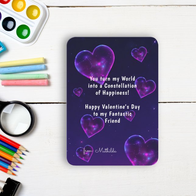 Tarjeta Pequeña El día de San Valentín de clase de niños pequeños (Subido por el creador)