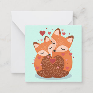 Tarjeta Pequeña El día de San Valentín de corte