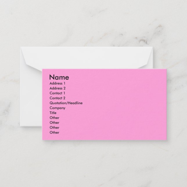 Tarjeta Pequeña El día de San Valentín - Oakley - Dachshund (Anverso)