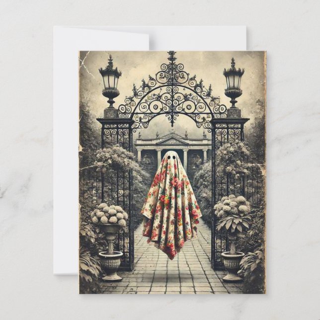 Tarjeta Pequeña El embellecimiento del Jardín de Roseveil Manor -  (Anverso)