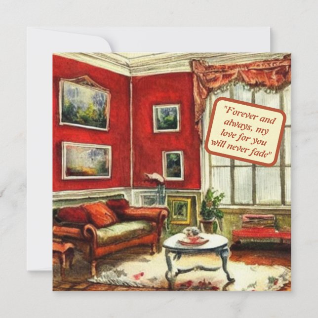 Tarjeta Pequeña El encanto bohemio: "Amor ruso" (Anverso)