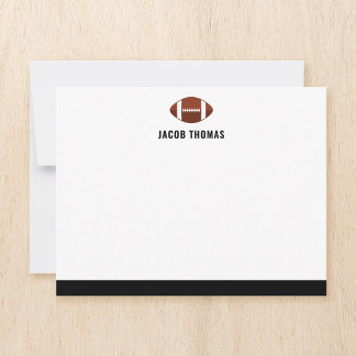 Tarjeta Pequeña El fútbol moderno personalizado plano